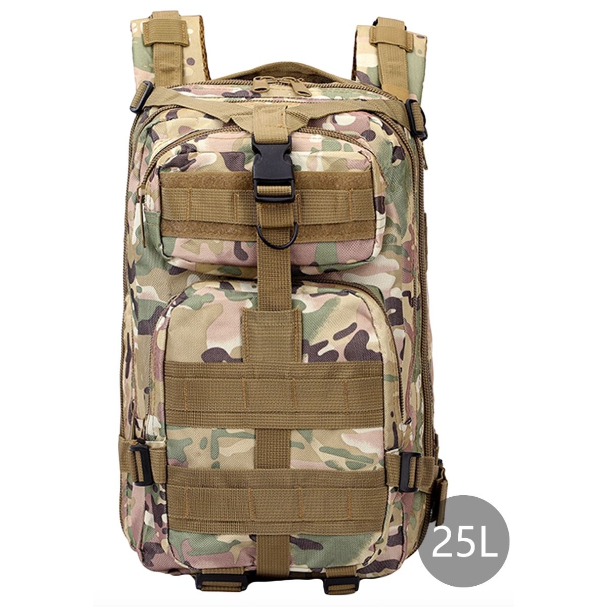 Mochila Militar Camping 25L – Resistência, Organização e Estilo Tático