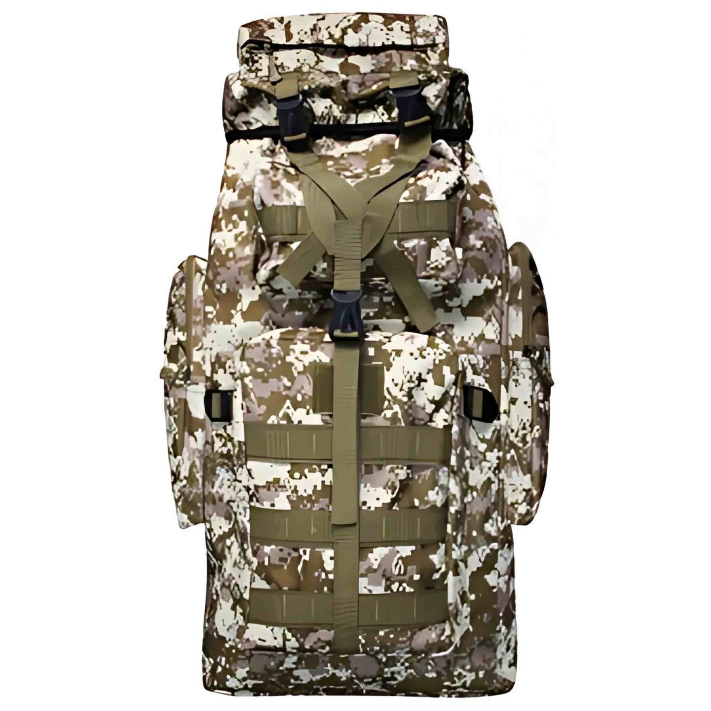 Mochila Militar Tática Camuflada – Reforçada, Resistente e com Múltiplos Compartimentos