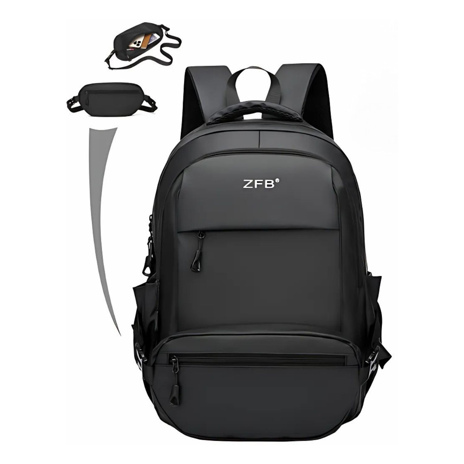 Mochila Versátil com Pochete Removível – 2 em 1, Ideal para Viagens e Uso Diário