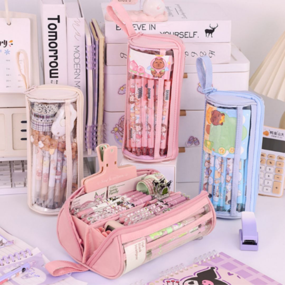 Estojo Organizador com Compartimentos e Design Moderno