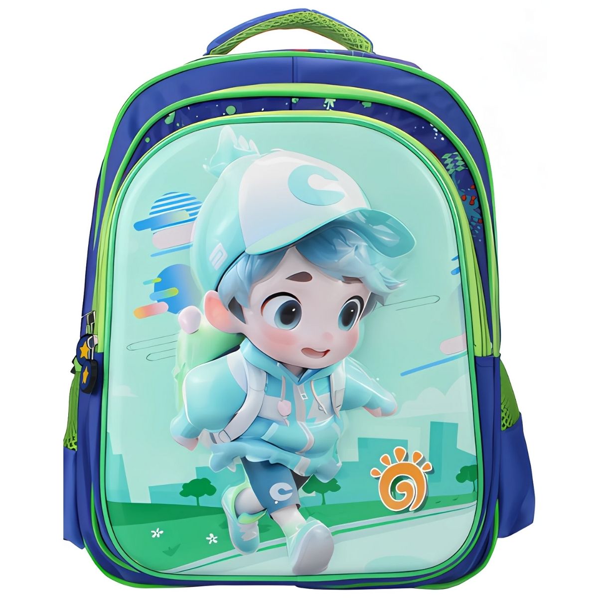 Mochila Infantil 12 Pol Estampada Personagens e Aventura