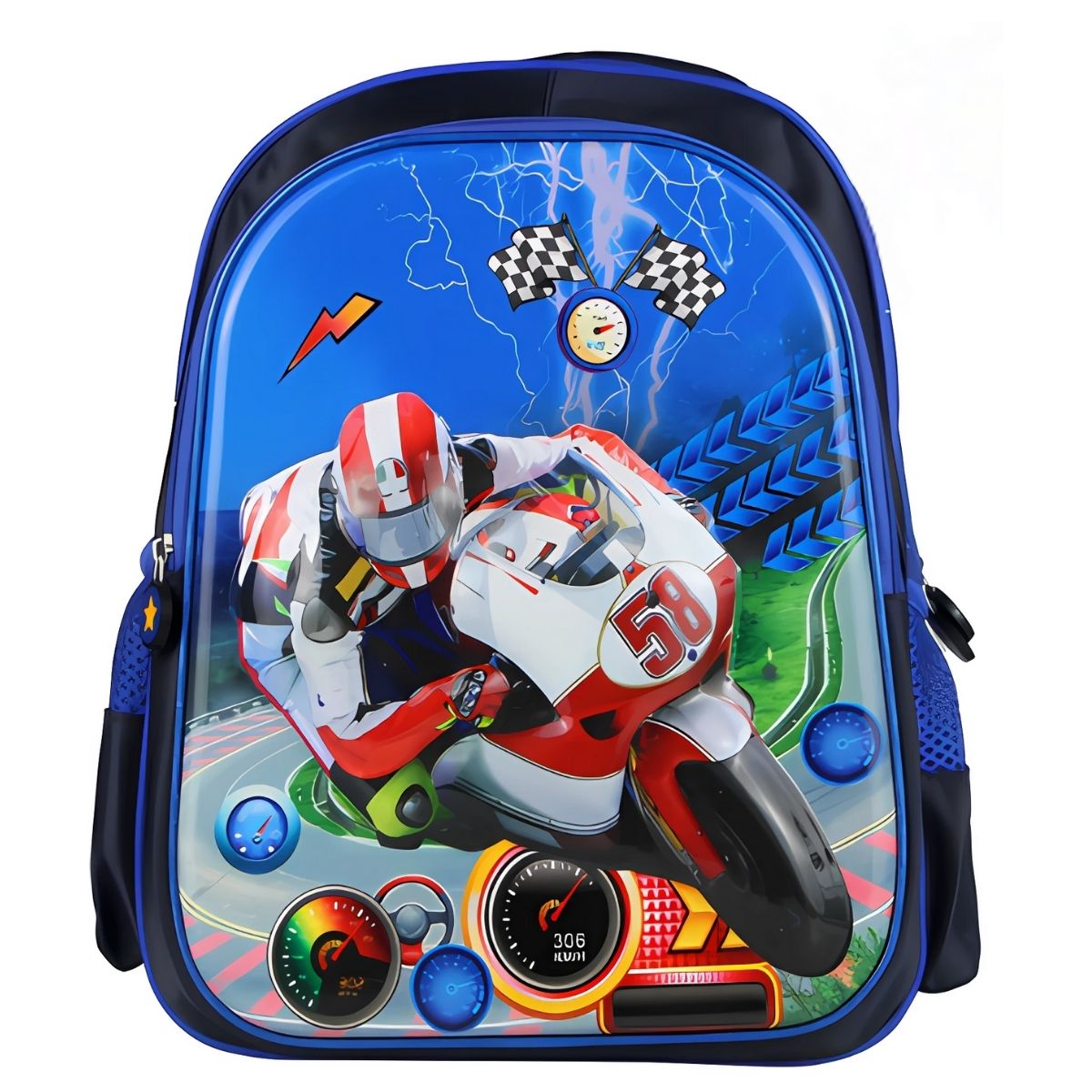 Mochila Infantil 12 Pol Estampada Personagens e Aventura