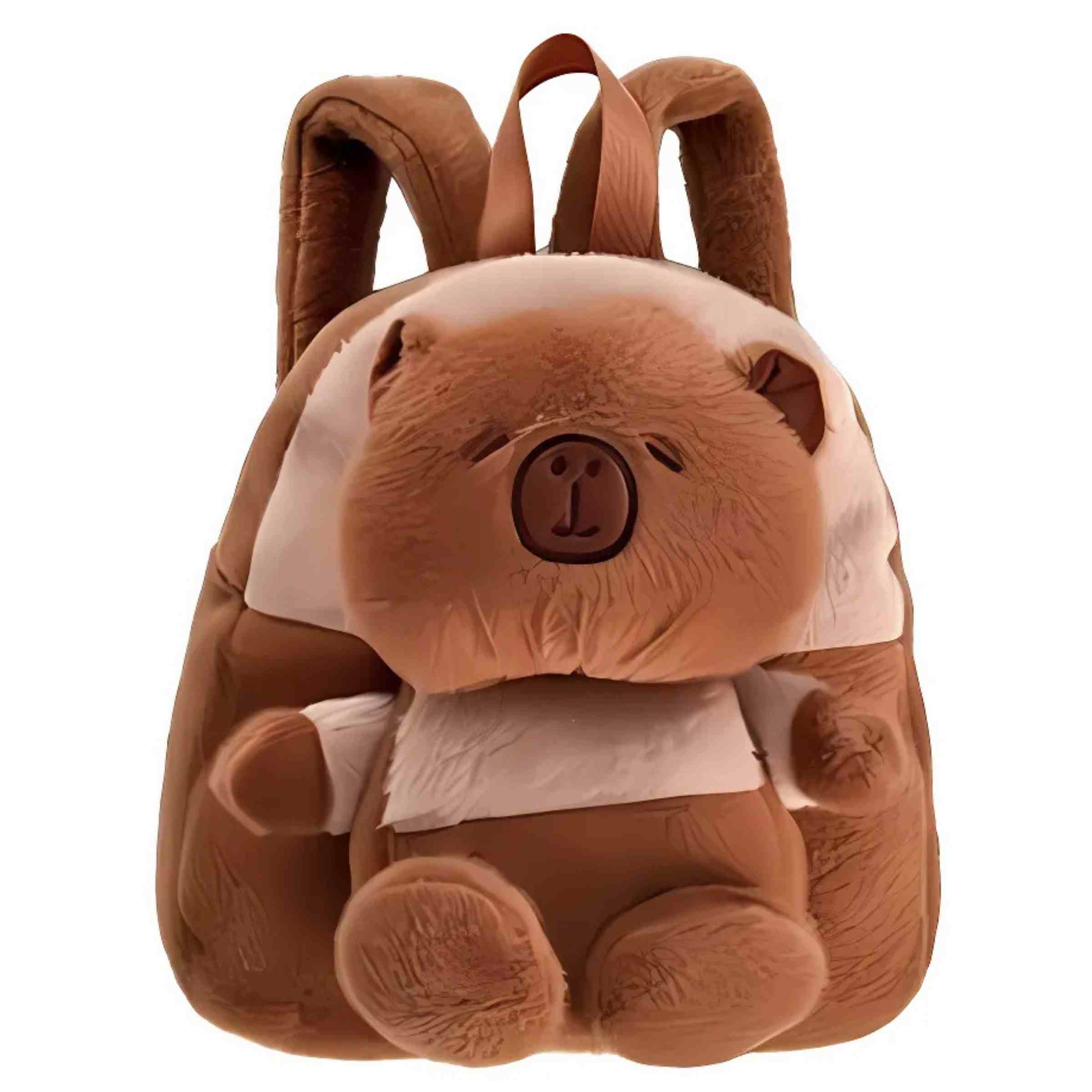 Mochila Capivara Infantil  Estampa Fofa e Compacta