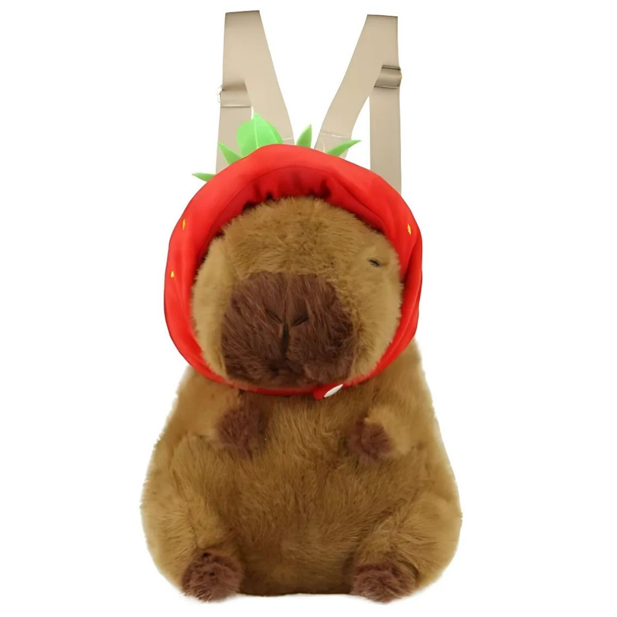Mochila Capivara com Chapéu: Estilo e Diversão para Crianças
