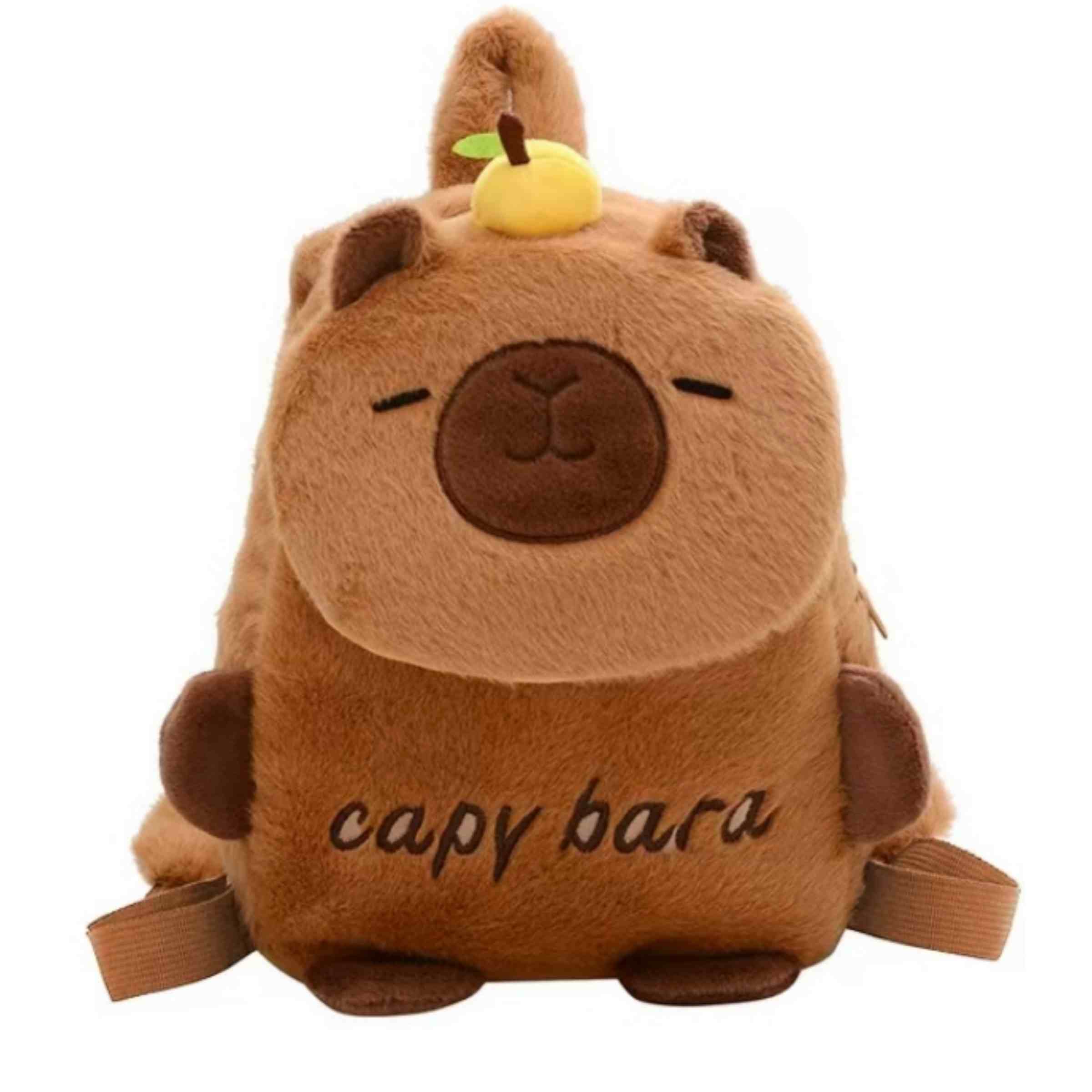 Mochila Infantil Capivara Kawaii com Estilo e Ampla Capacidade