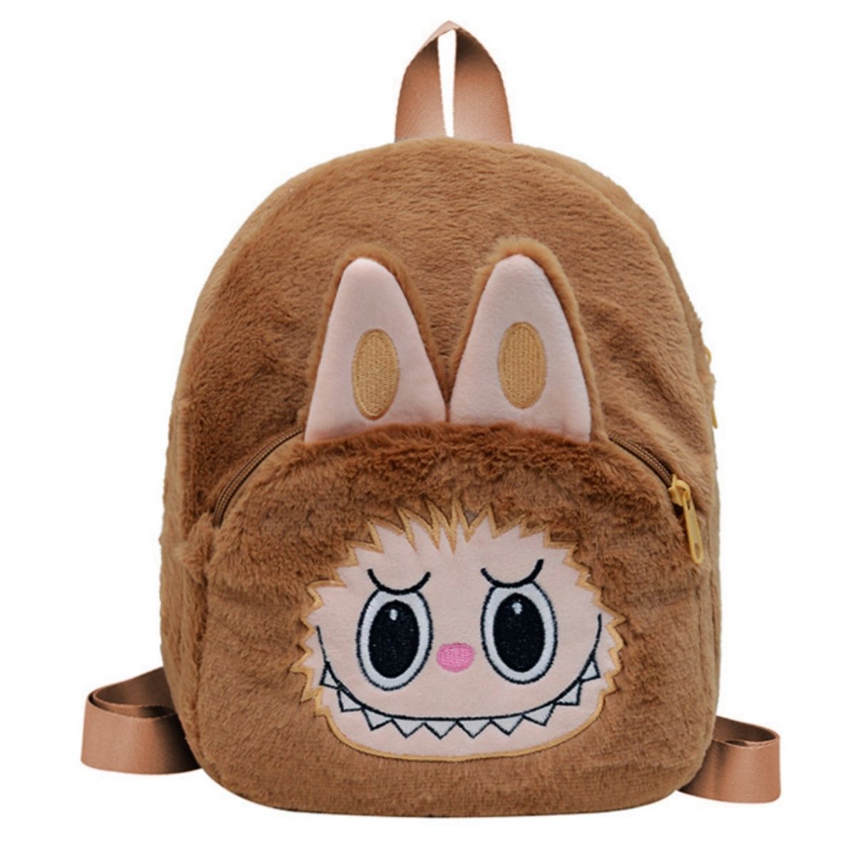 Mochila Infantil Peluda Labubu - Design Divertido e Charme