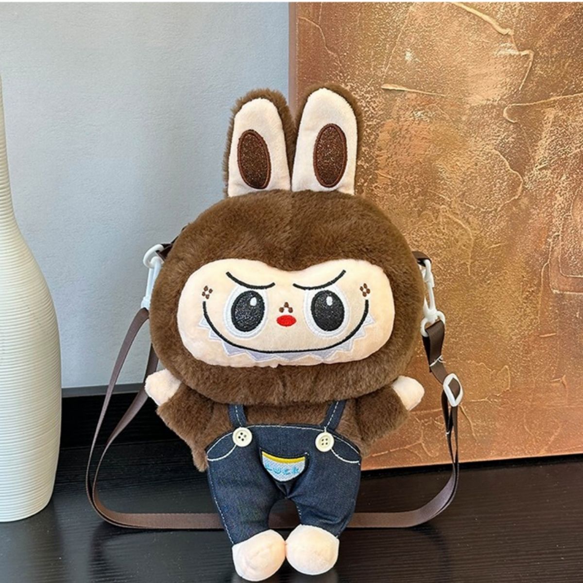 Bolsa de Pelúcia Labubu com Alça
