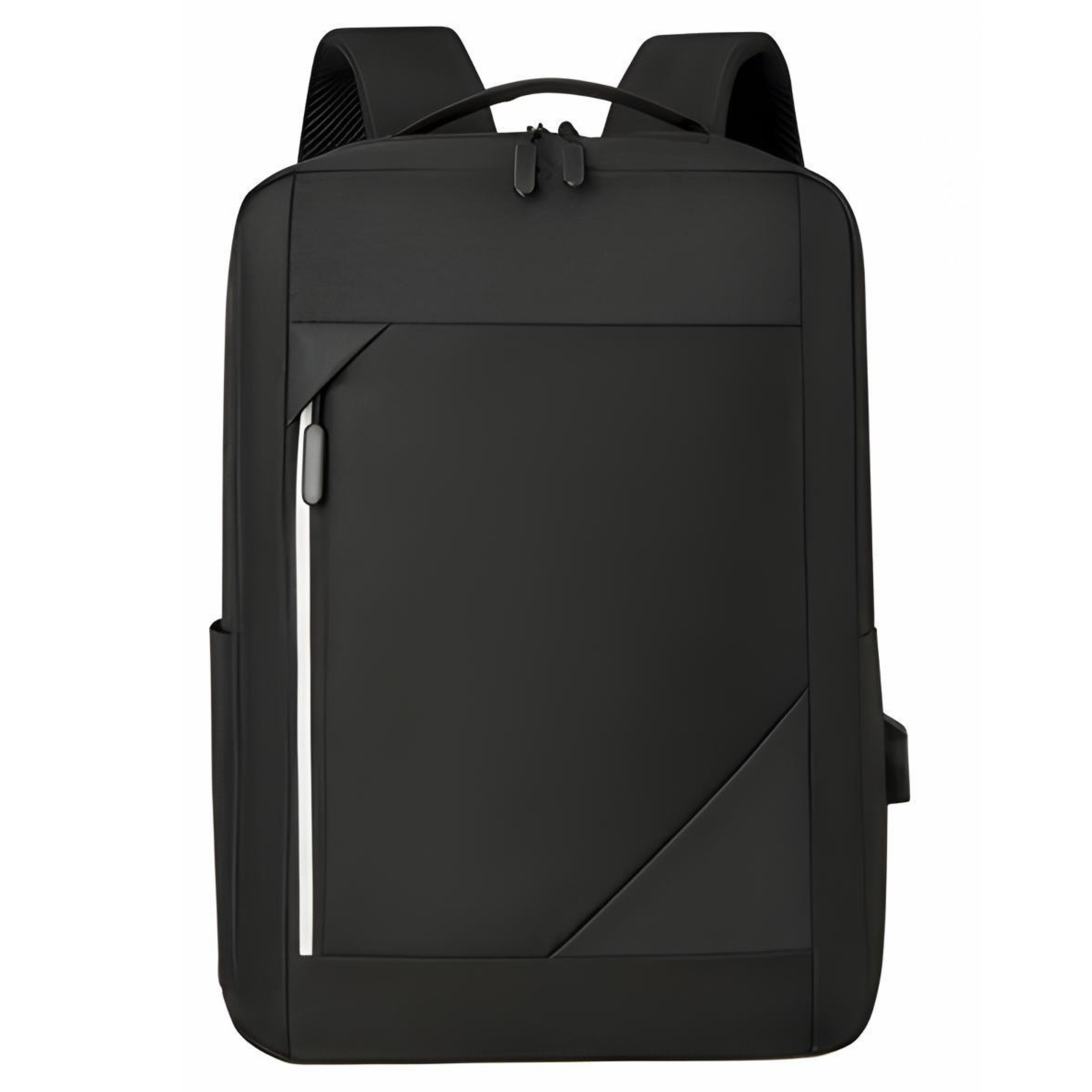 Mochila Executiva Preta Estampável com Entrada USB
