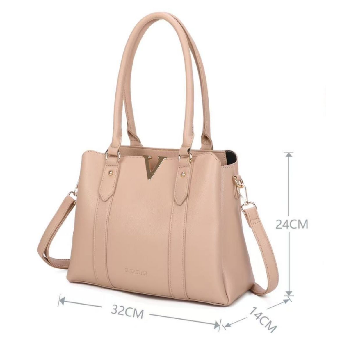 Bolsa Feminina Grande com Alça Longa - Ideal para Diárias