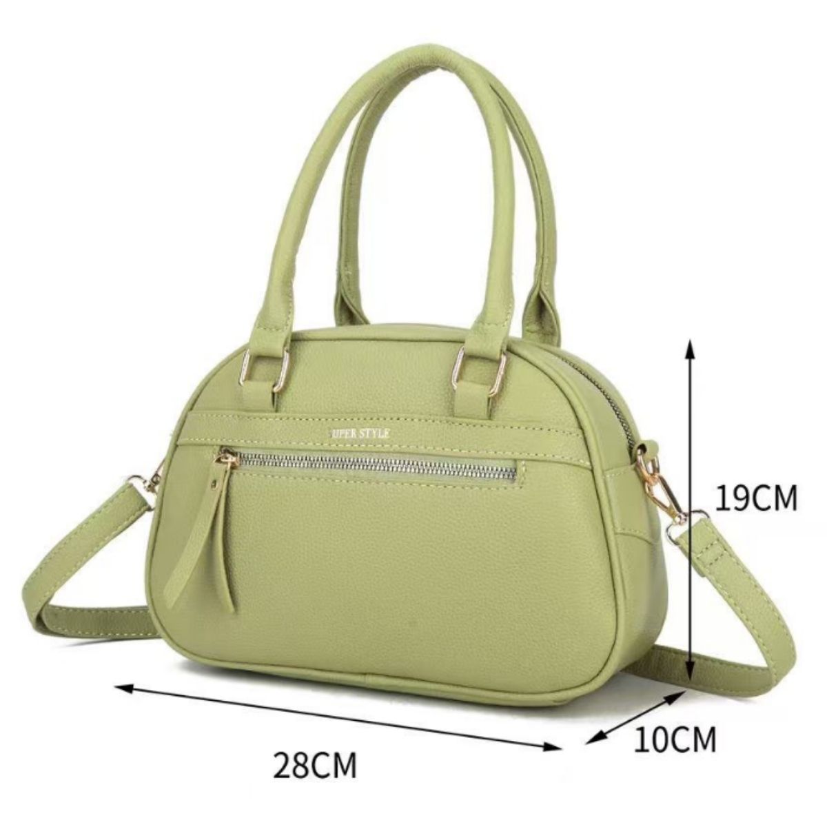 Bolsa Grande Feminina com Alça de Ombro e Transversal