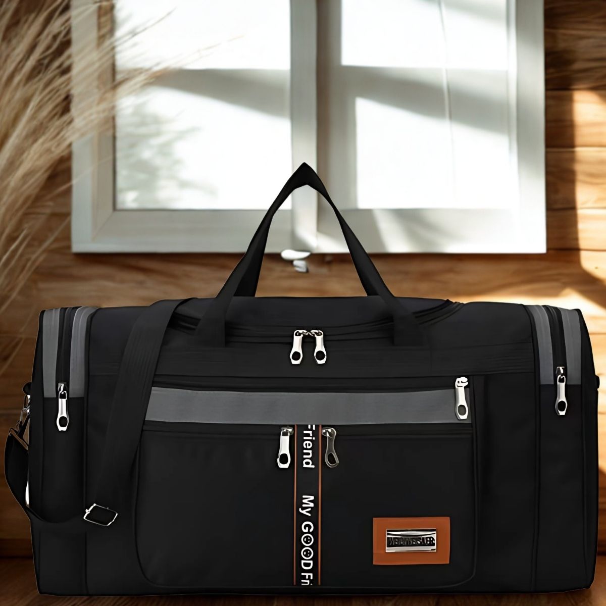 Mala de Academia/Viagem  com Múltiplos Bolsos, Alça Reforçada e Cores Sortidas