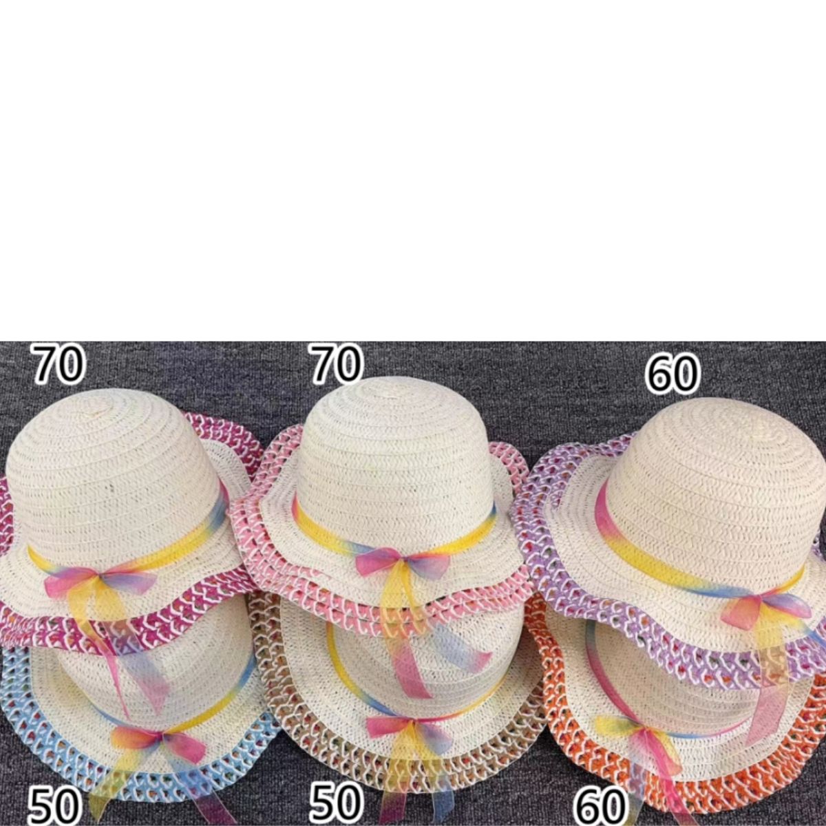 Chapéu Infantil com Aba Colorida em Crochê e Faixa Decorativa – Conforto, Proteção Solar e Estilo