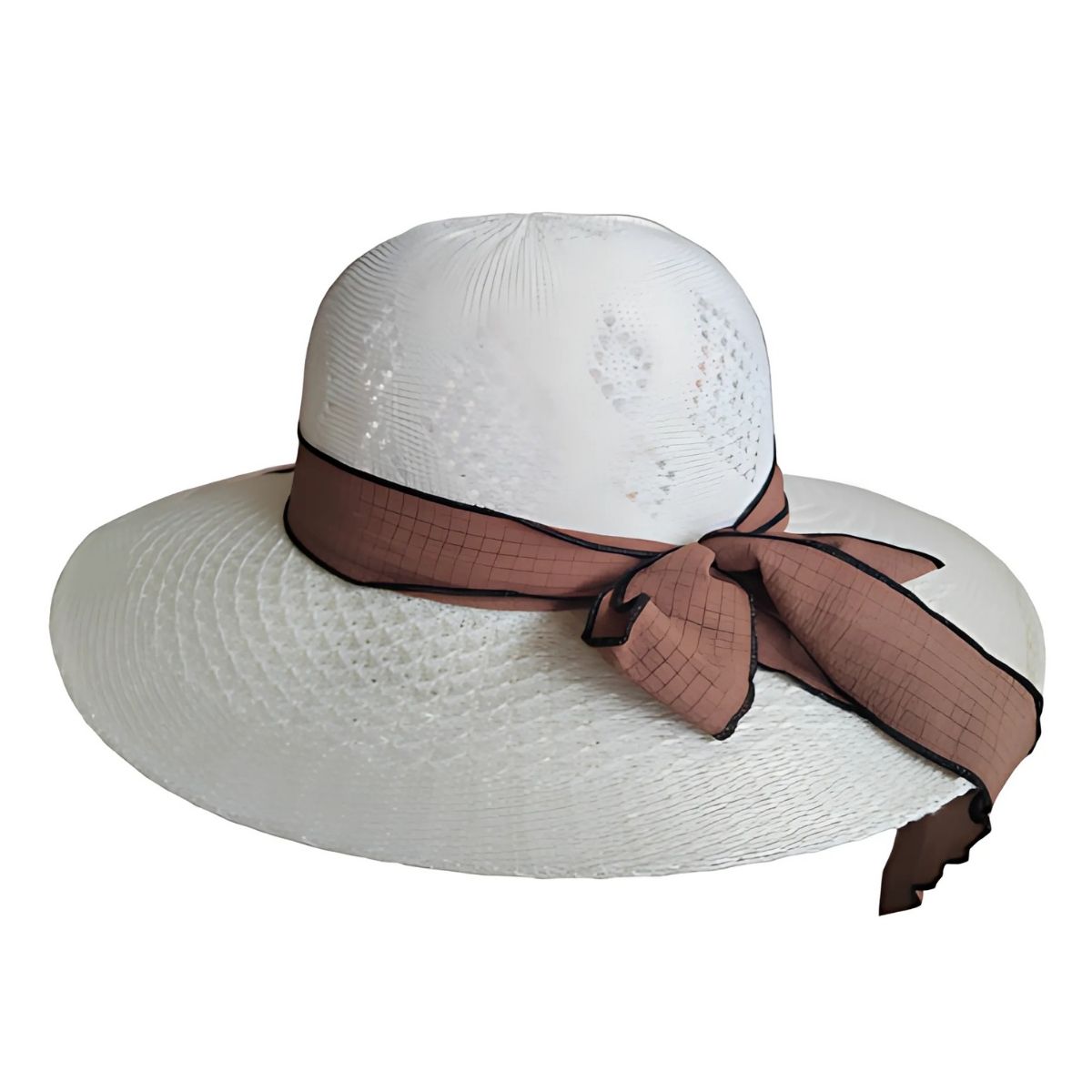 Chapéu Feminino Elegante com Faixa Animal Print