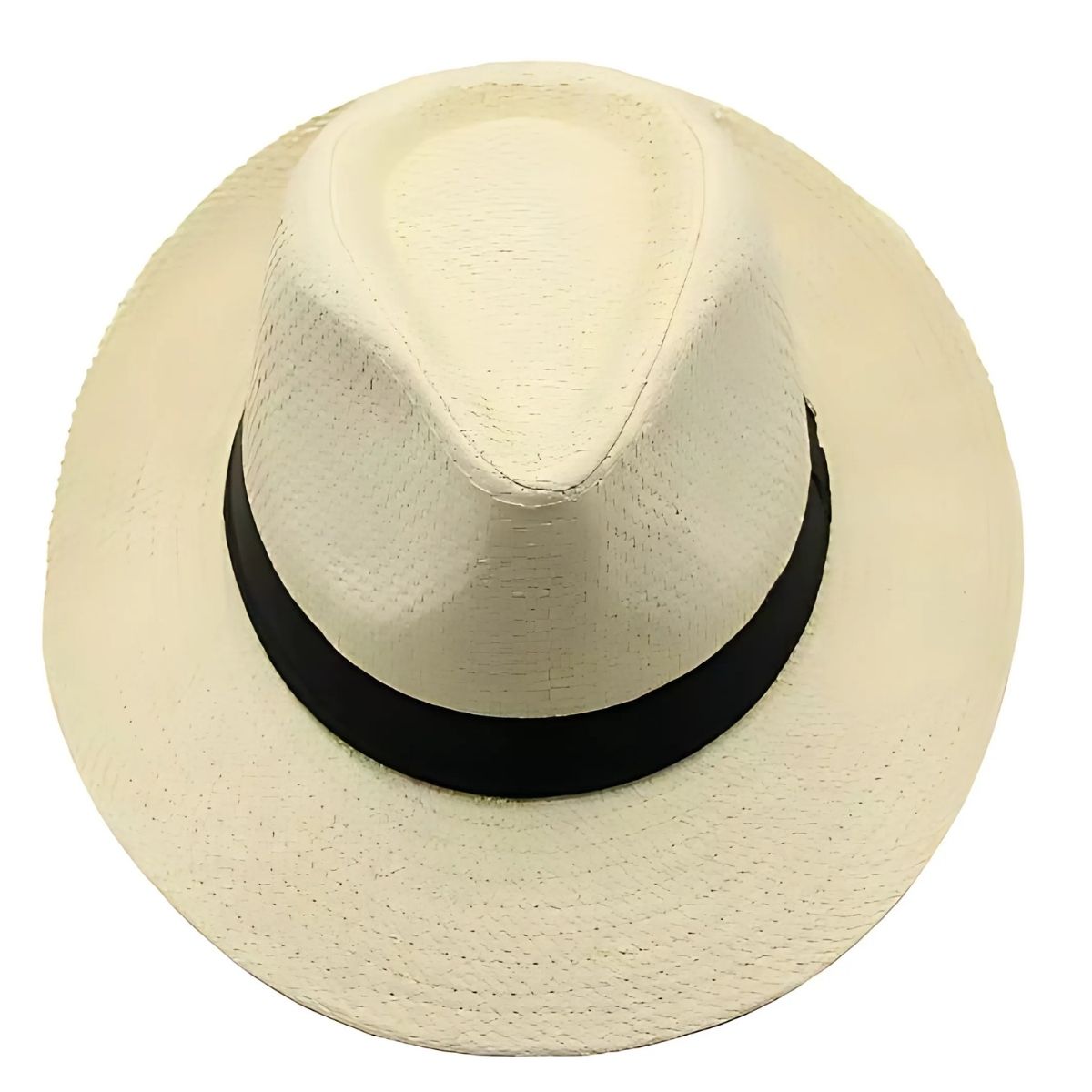Chapéu de Praia Feminino com Fita Decorativa