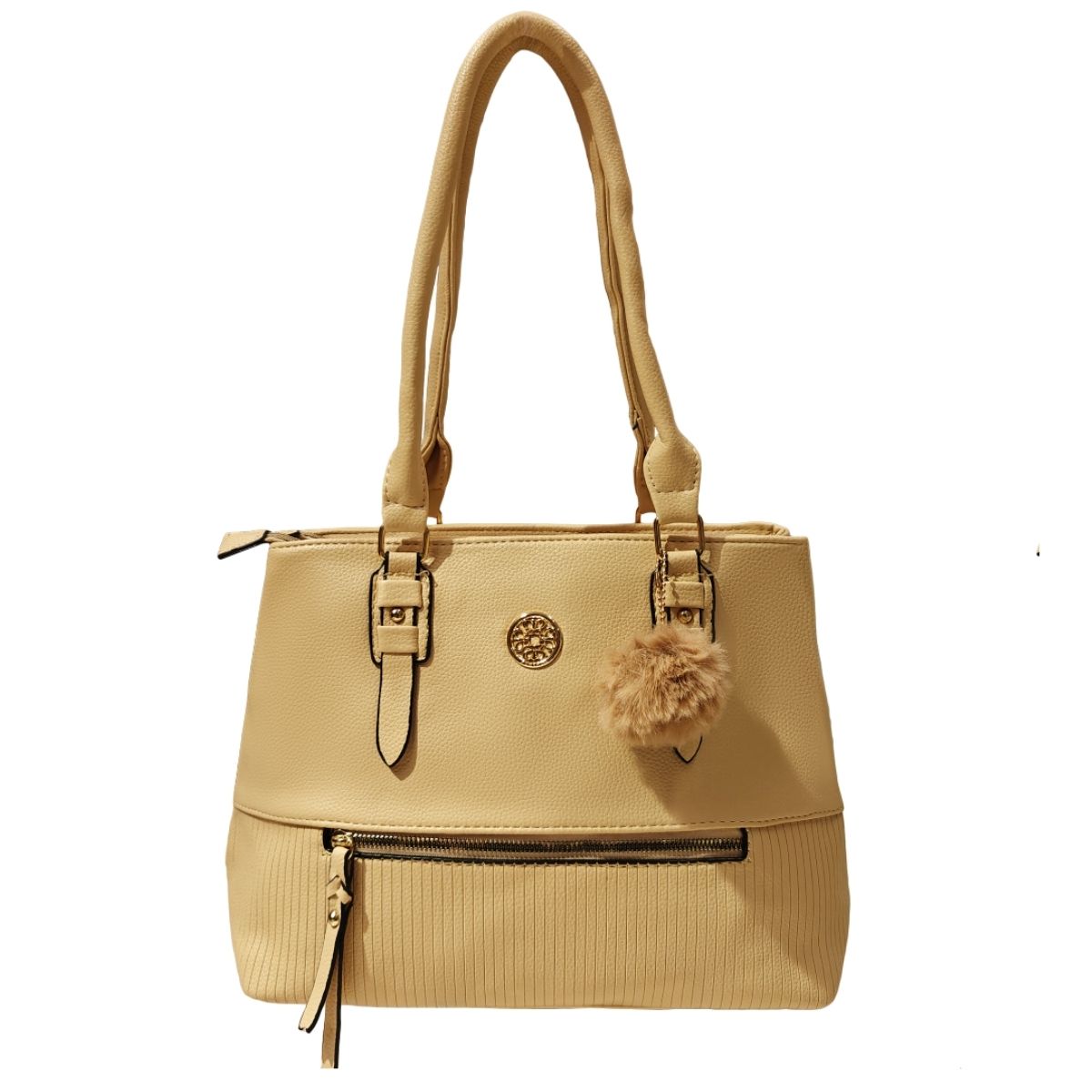 Bolsa Feminina com Alça e Pompom Decorativo – NDB-SL7210