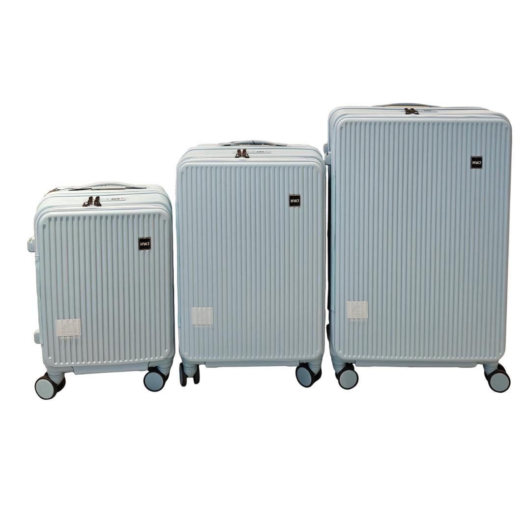 Kit 3 Malas de Viagem Expansíveis PC-31 – Com Cadeado e Porta-Copos
