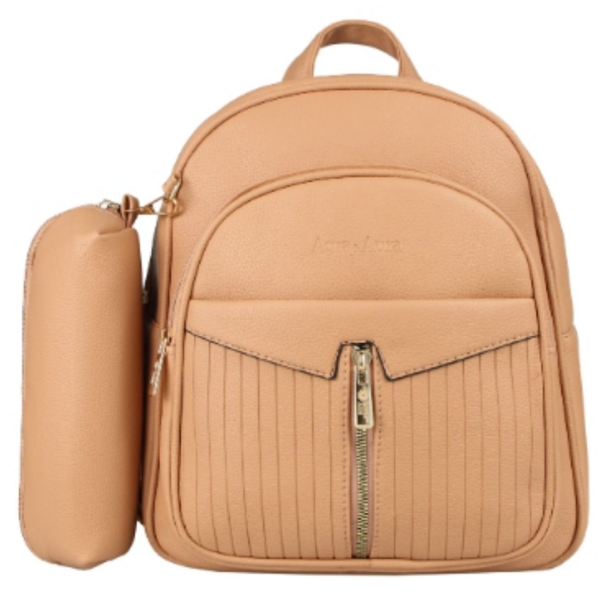 Mochila Feminina com Estojo Frontal