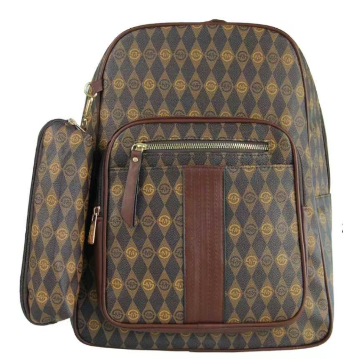 Mochila Feminina com Estojo Acoplado – Estilo Clássico