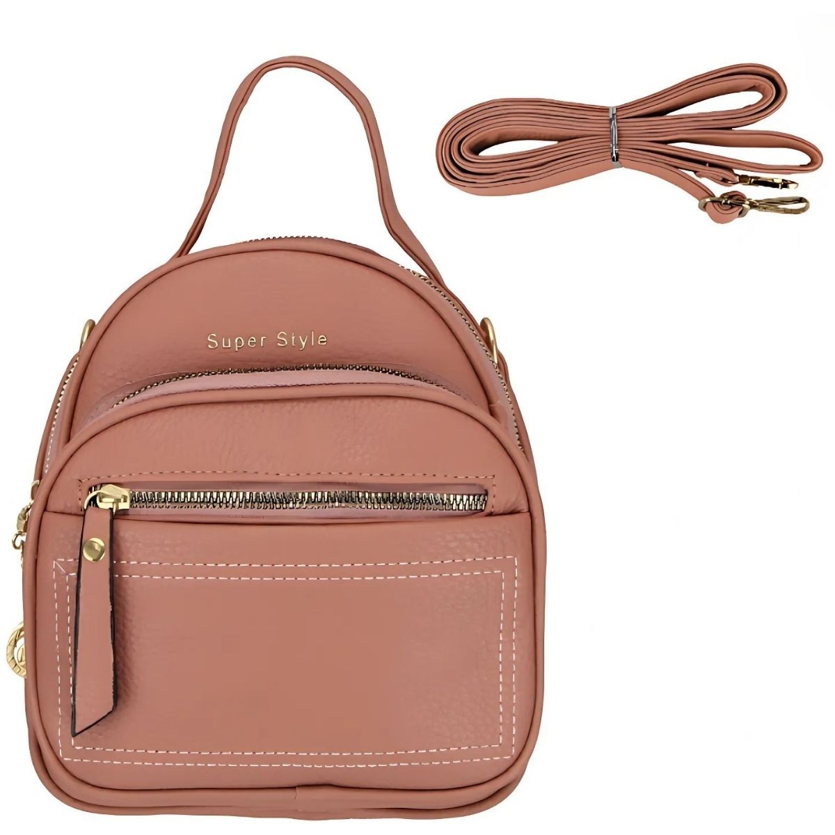 Bolsa Feminina Versátil: 2 em 1 com Alça Removível e Estilo Moderno
