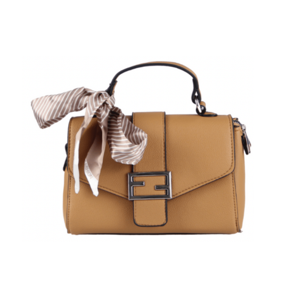 Bolsa Feminina Elegante com Alça Removível e Lenço