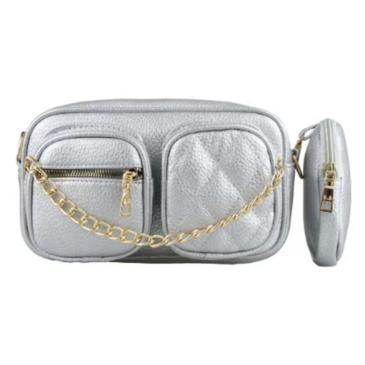 Bolsa Feminina Multiuso com Porta Moeda e Alça Regulável