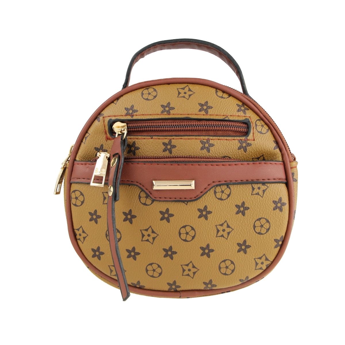 Bolsa Feminina Redonda Estampada com Alça PL-XB8348
