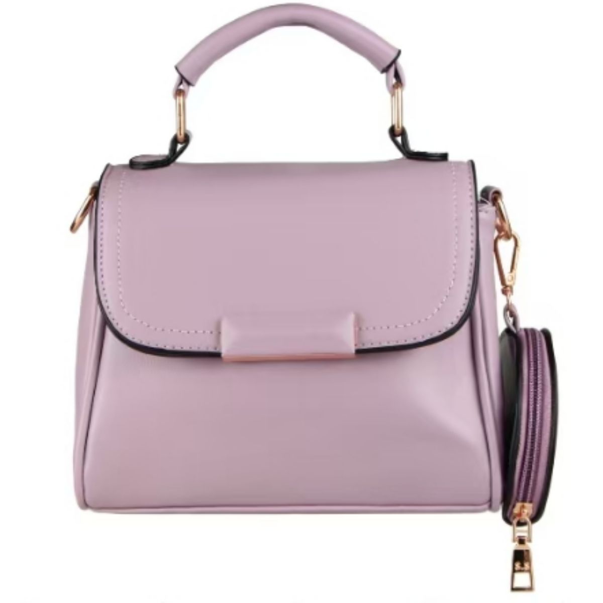 Bolsa Feminina com Porta Moeda e Design Estruturado