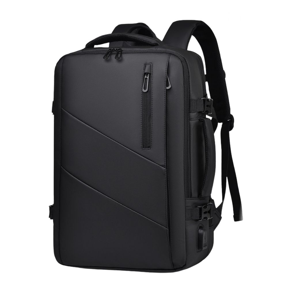 Mochila Viagem Premium Expansível com USB – Design Antifurto e Grande Capacidade
