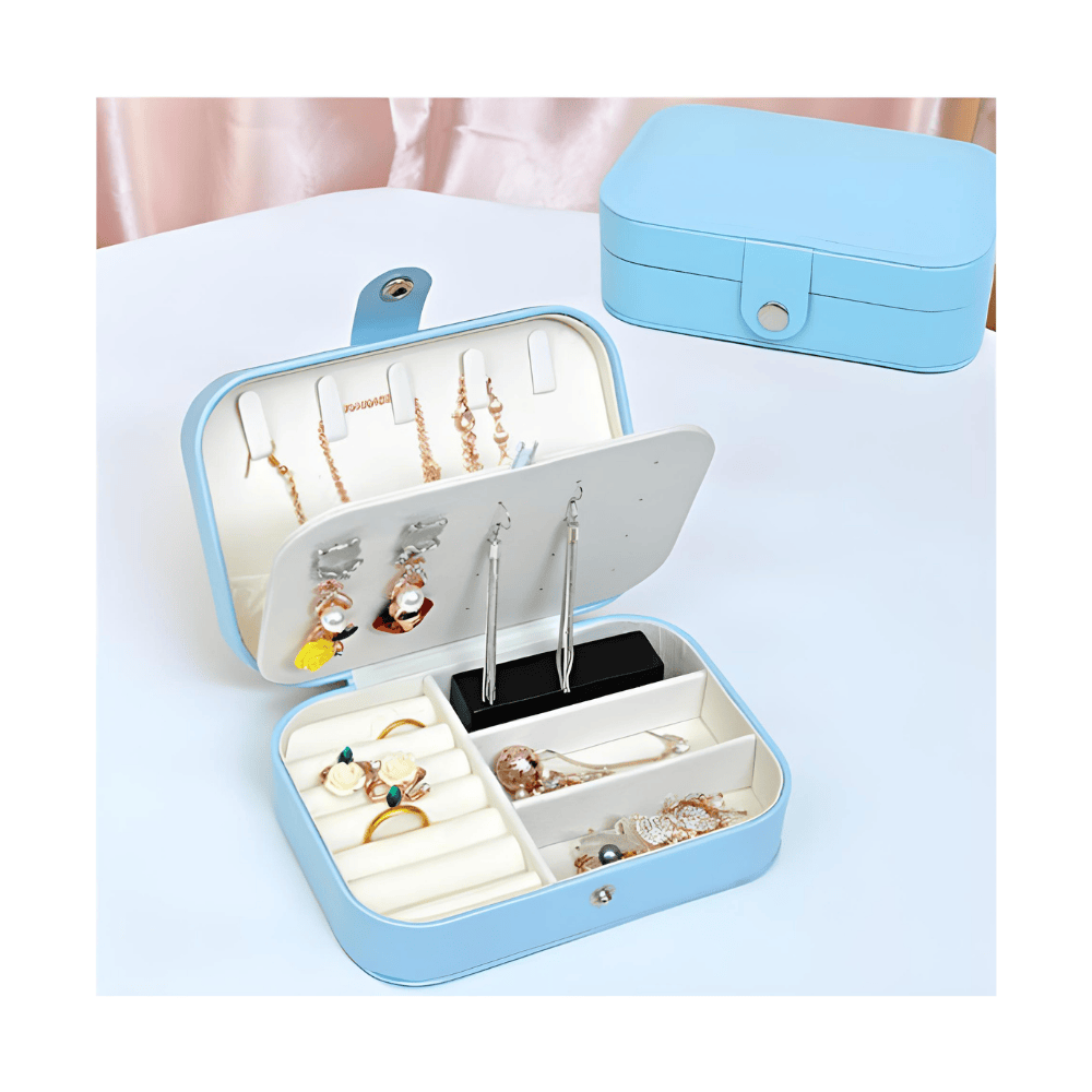 Mini Porta Jóias Portátil – Prático e Compacto para Viagens