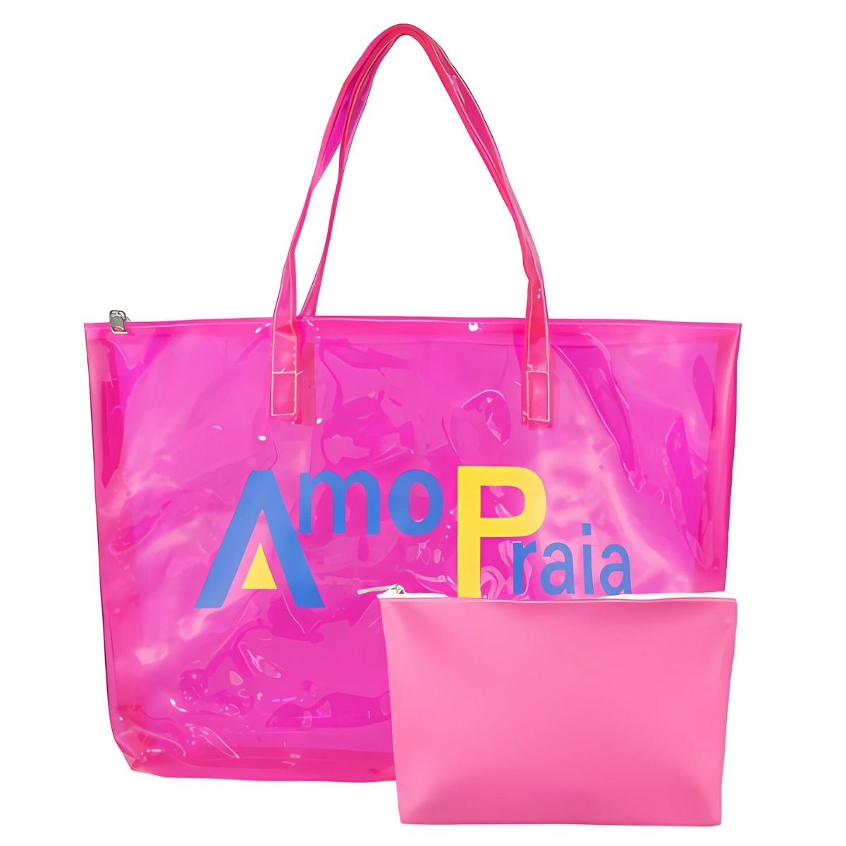Kit Bolsa para Praia Impermeável com 3 Peças – Espaçoso, Resistente e Colorid