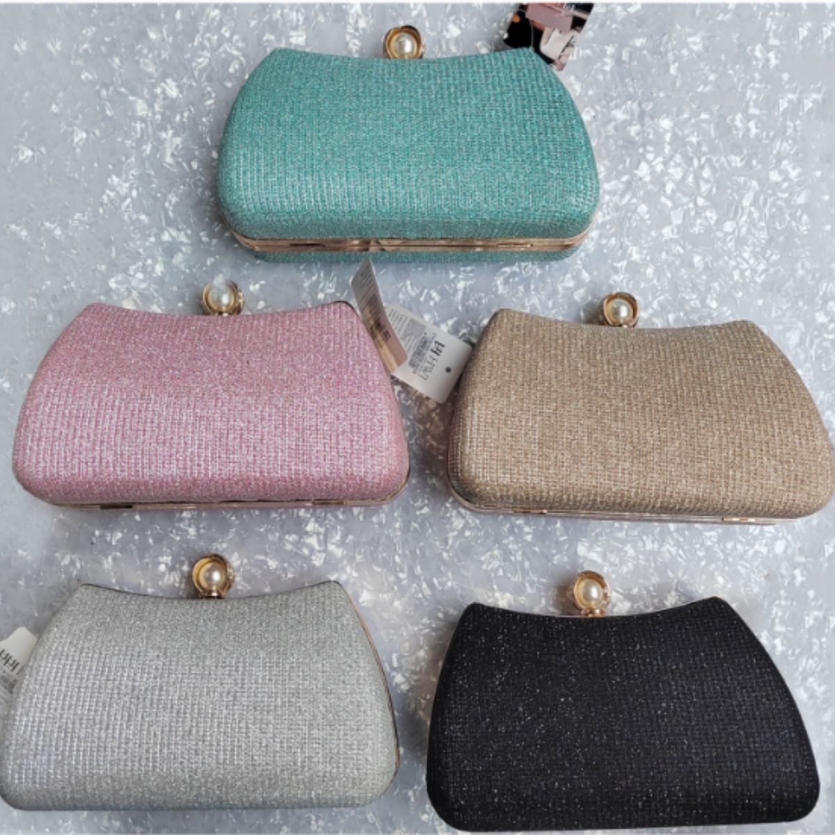 Bolsa Carteira de Luxo: Alça Corrente e Glamour para Festa