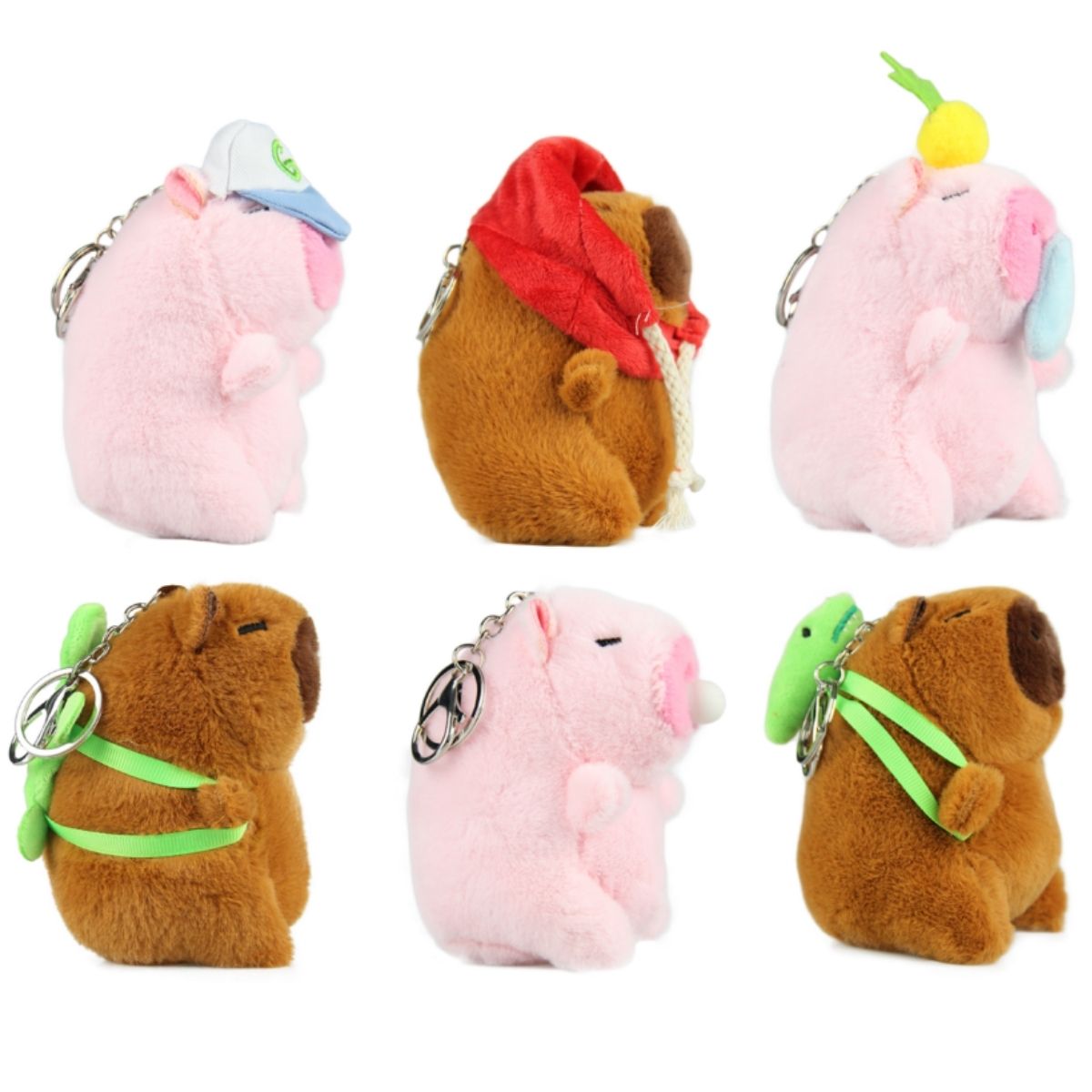 Chaveiro Capivara/Porquinho: Fofinho e Prático