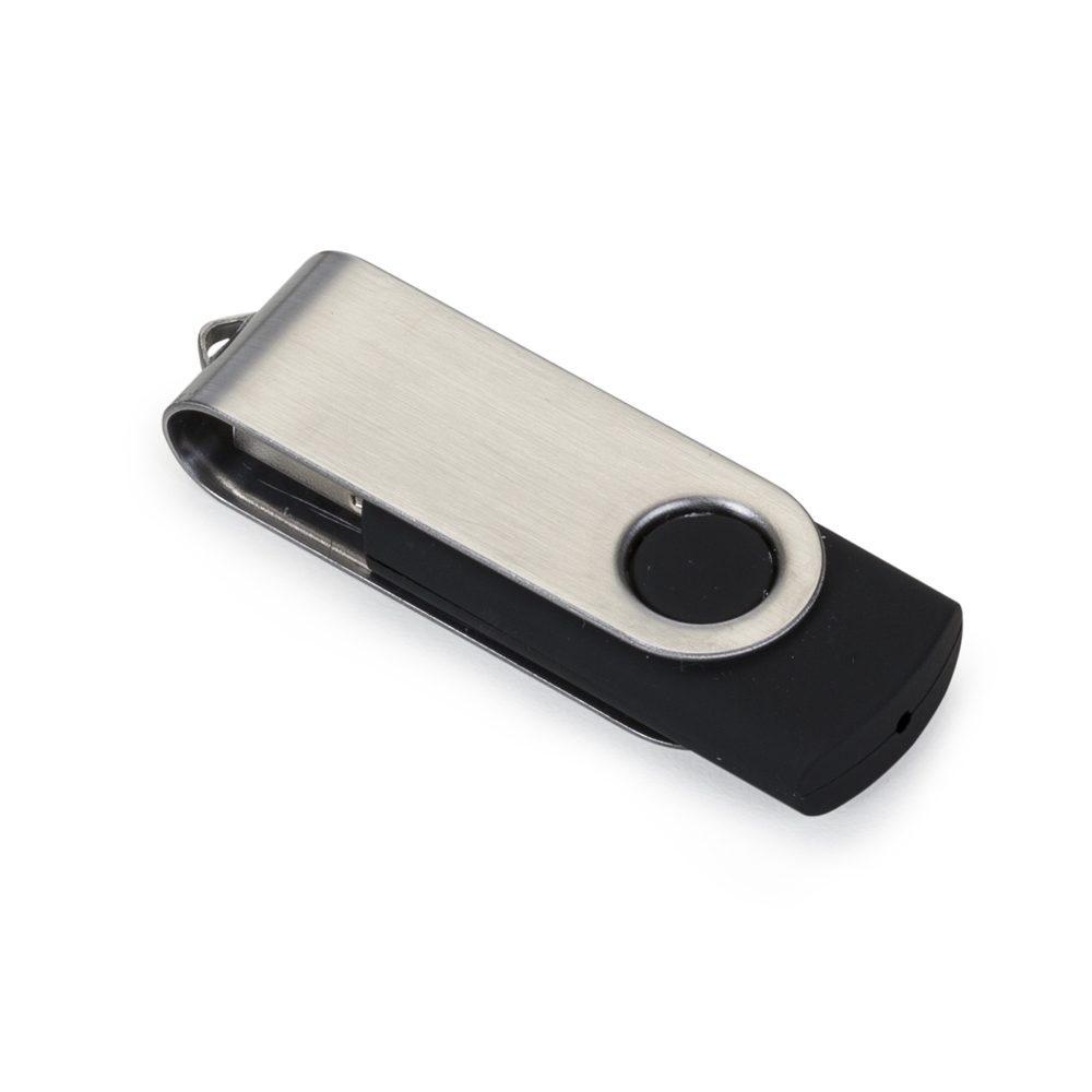 Pen Drive Giratório Metálico 4GB