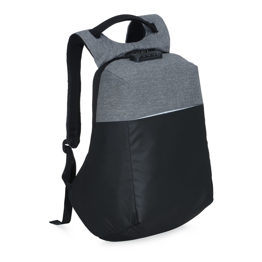 Mochila de Poliéster Anti-Furto USB com Segredo 31L