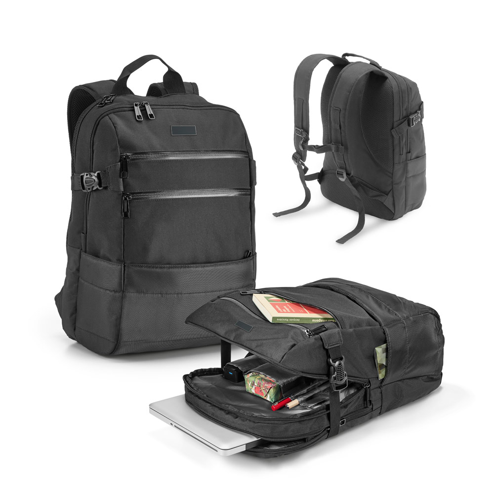 Mochila para notebook (15'6'') em 840D jacquard com dois compartimentos forrados (25 L)