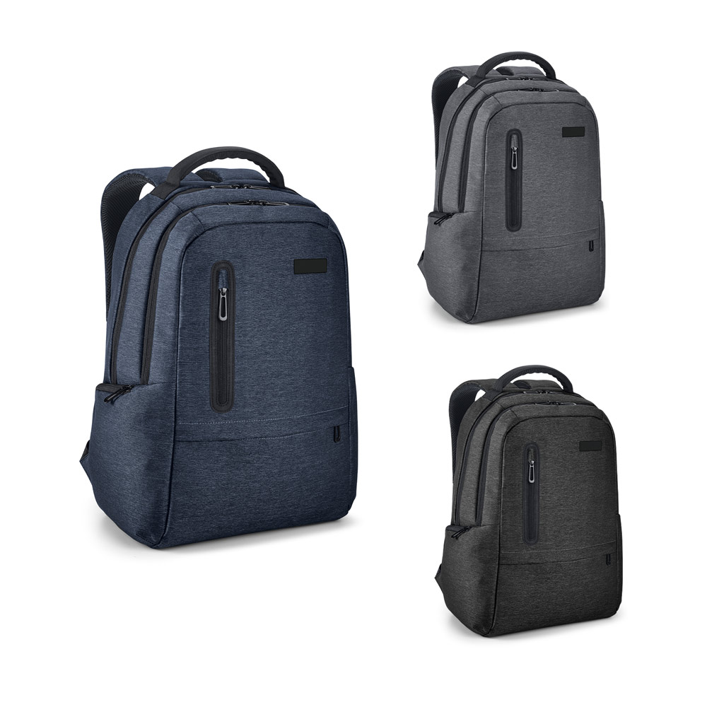 Mochila para notebook (17'') em Nylon 2Tone impermeável com dois compartimentos forrados e almofadados (20 L)