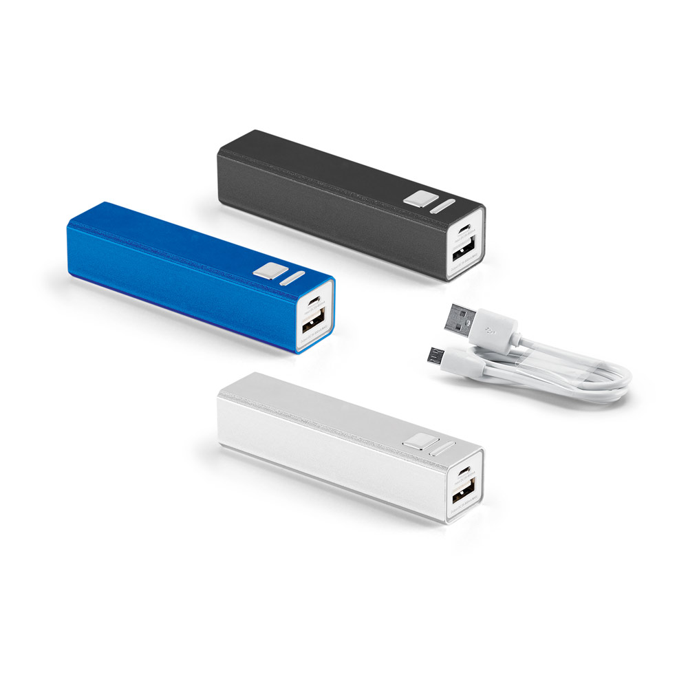 Bateria portátil em alumínio (2'200 mAh)