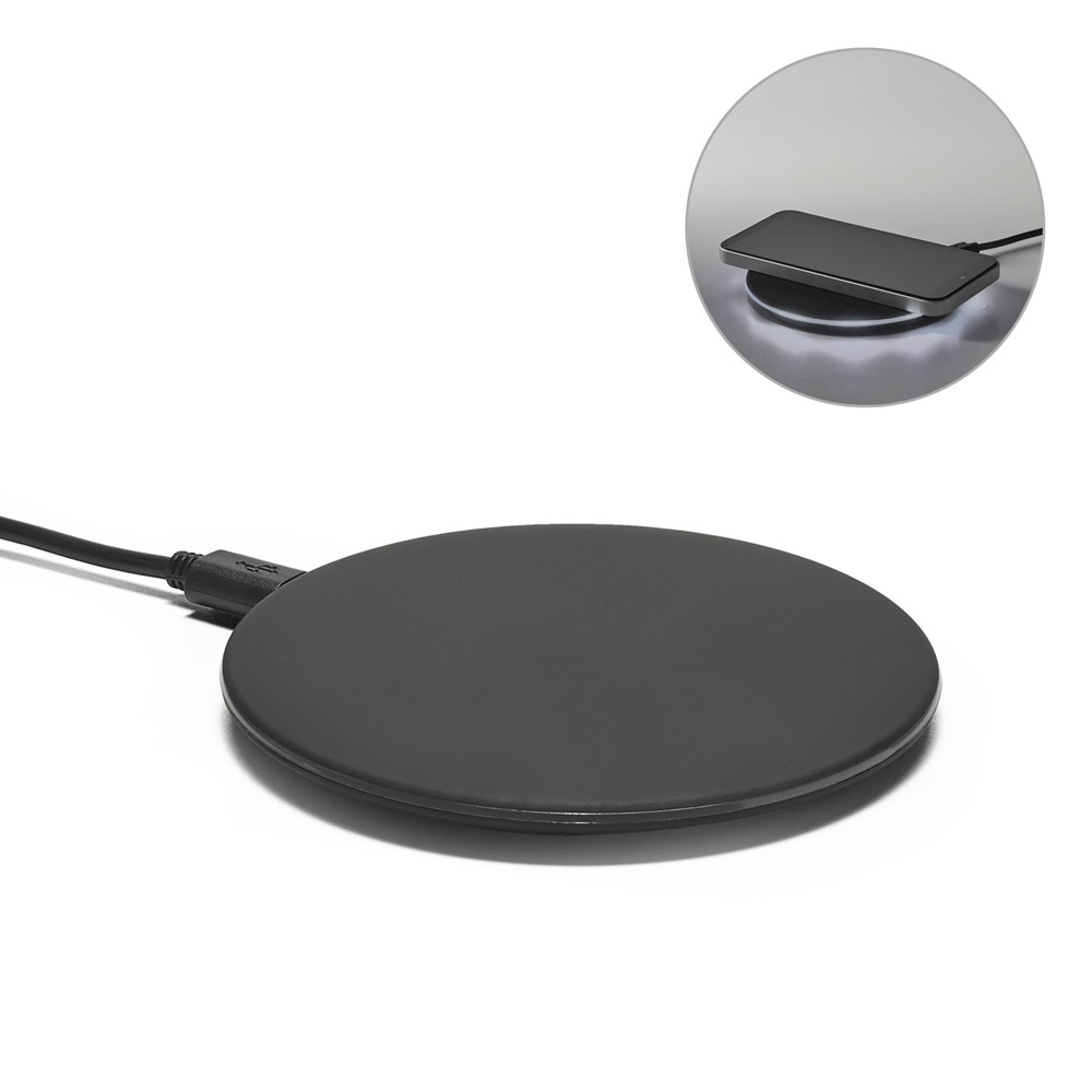 Carregador por indução super-rápido em ABS (15W)