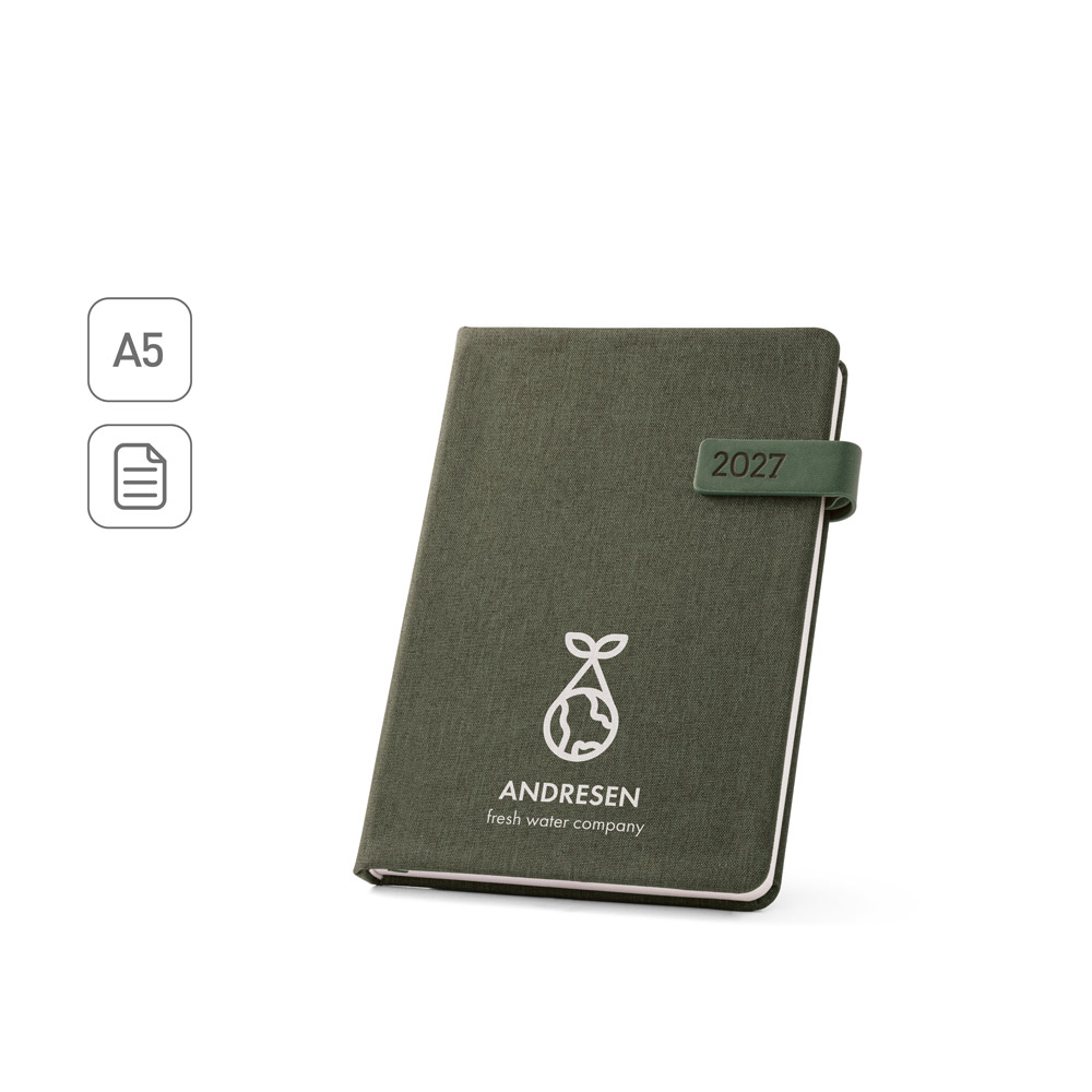 Agenda em PET reciclado (100% rPET)