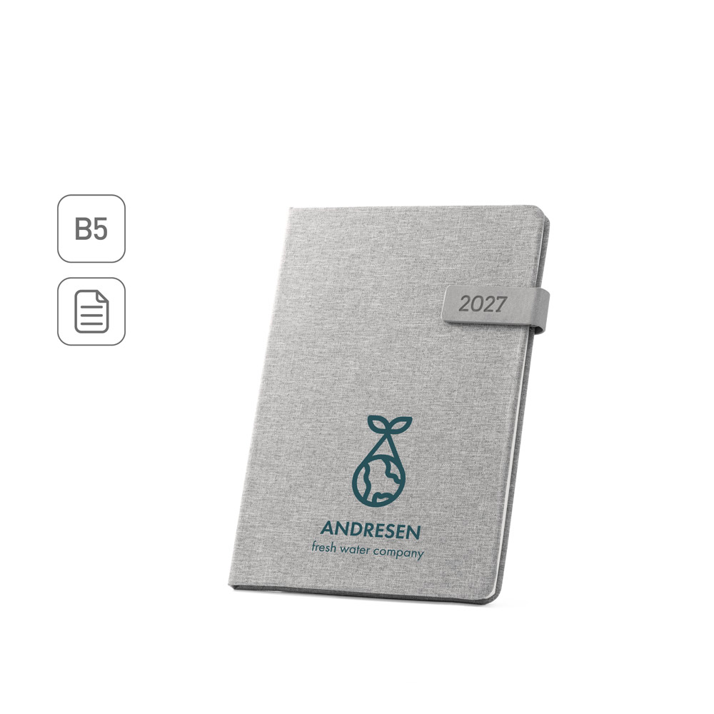 Agenda em PET reciclado (100% rPET)