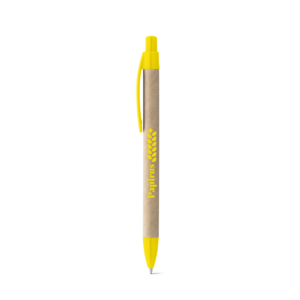 Caneta esferográfica em papel kraft