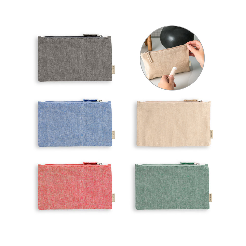 Bolsa multiusos em 70% algodão reciclado e 30% poliéster reciclado (140 g/m²)
