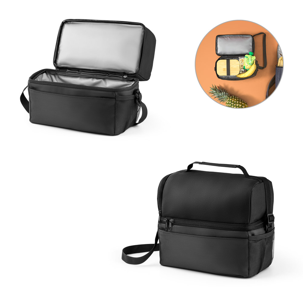 Cooler. Bolsa Térmica em 300D e 840D Jacquard com interior forrado em PEVA 8'5 L