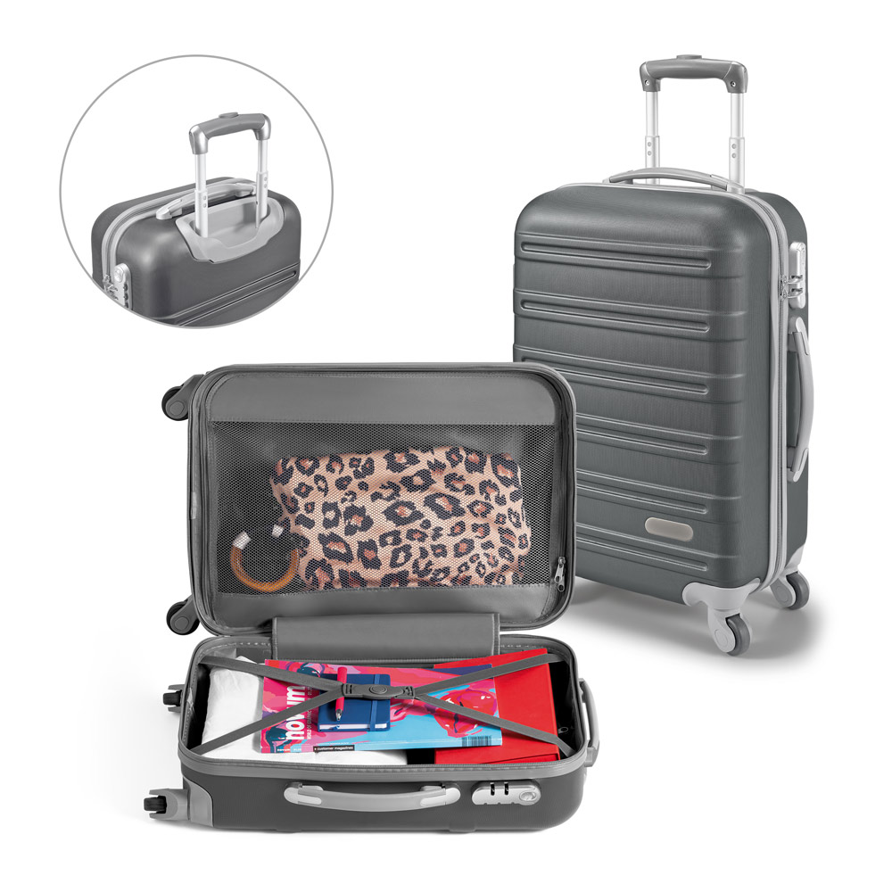 Mala de viagem executivo em ABS com interior forrado (36 L)
