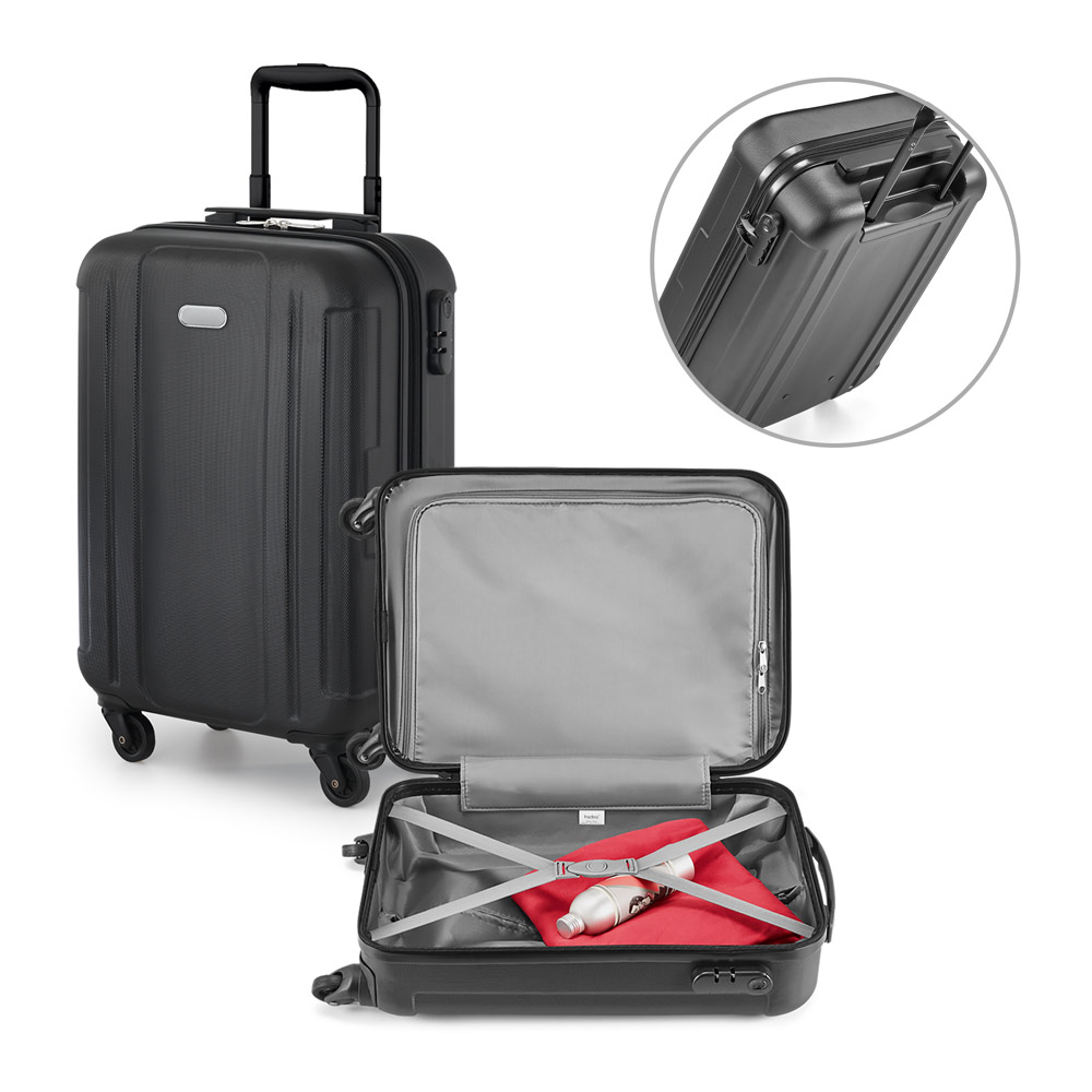 Mala de viagem executivo em ABS com interior forrado (31 L)