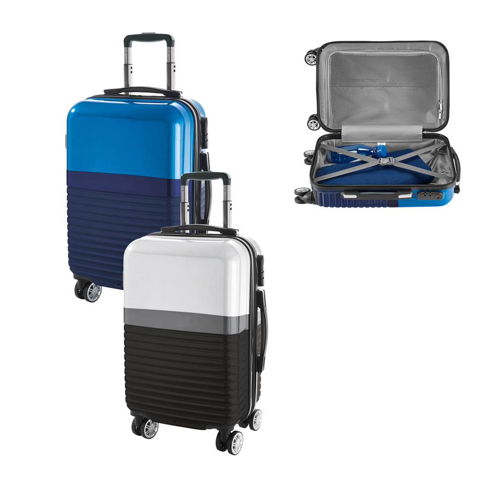 Mala de viagem executivo em ABS e PC com interior forrado (33 L)