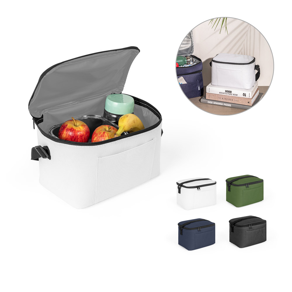 Cooler. Bolsa térmica em poliéster reciclado 600D com interior forrado em PEVA 7 L