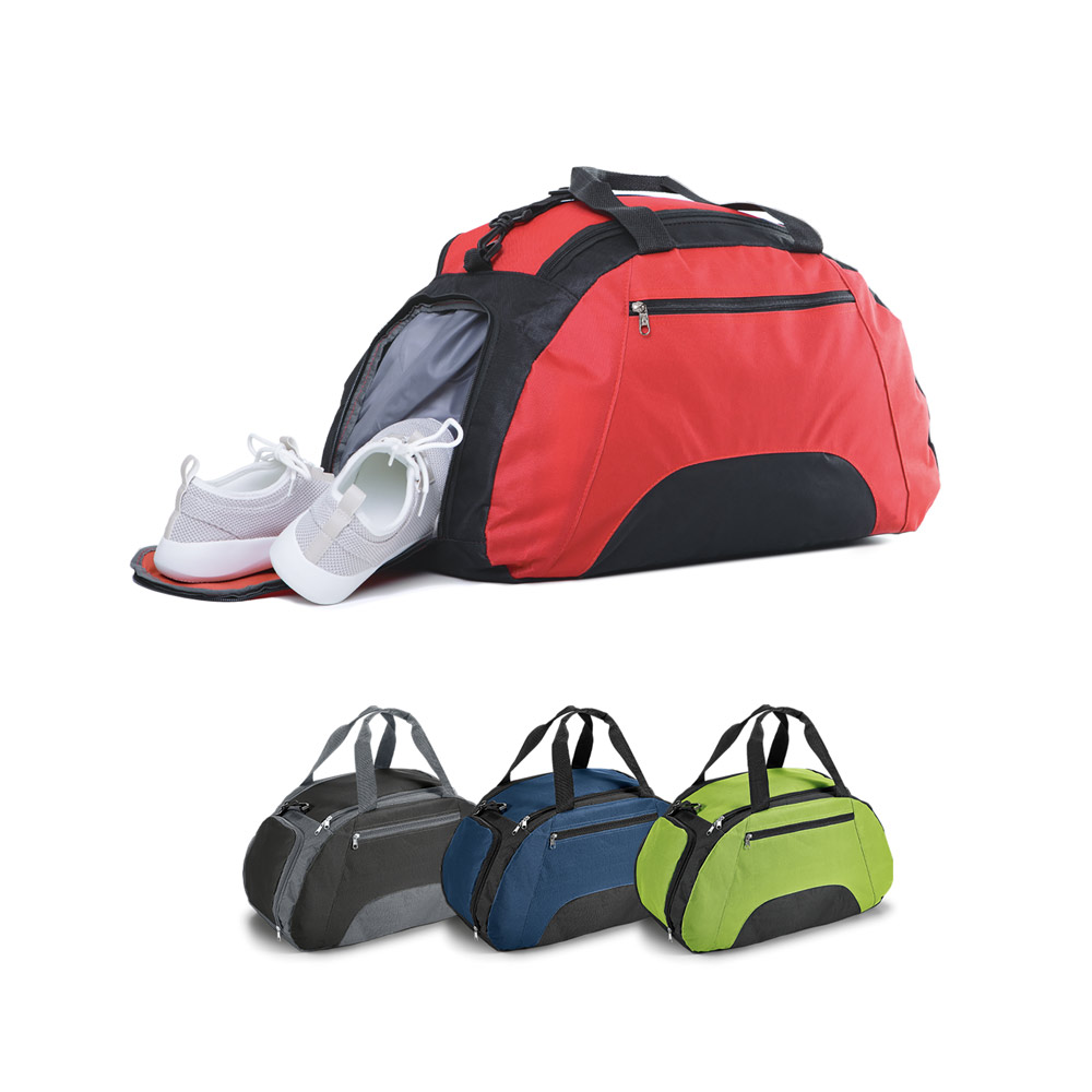 Bolsa esportiva em 600D com fundo em placa semi-rígida (30 L)