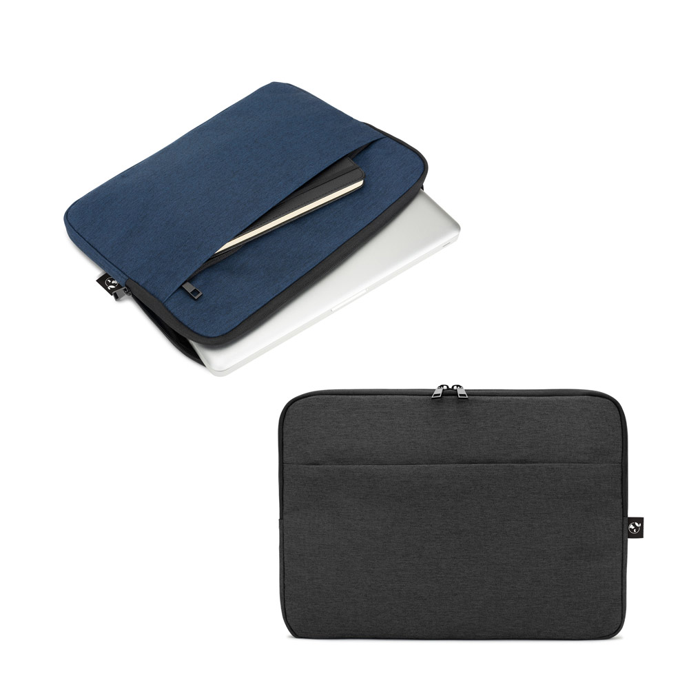 Pasta para notebook (14") em poliéster reciclado 600D de alta densidade