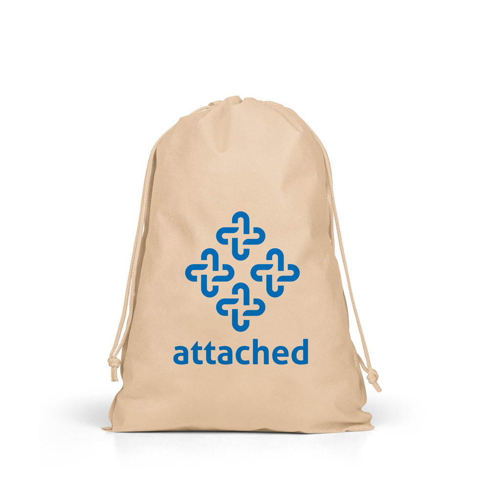 Sacola grande em non-woven (60 g/m²) termo-selada